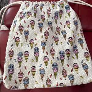 SKECHERS Fun Ice-Creams Print Drawstring Bag NWOT